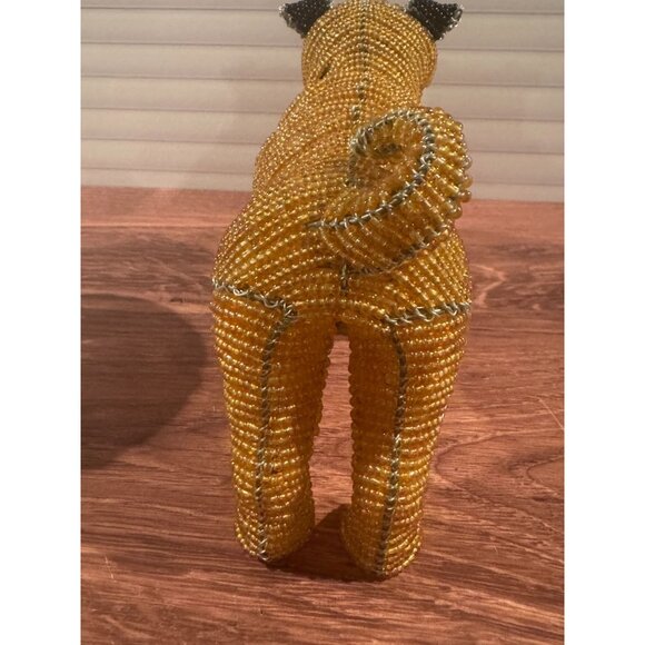 Beadworx Pug Dog “Gertrude” – Handcrafted Beaded Glass Figurine - Picture 8 of 9